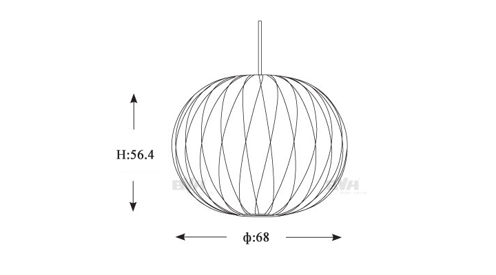 BVH博威灯饰 Bubble Lamp Ball Crisscross Pendant 大号吊灯